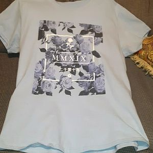 New Light blue Aqua Medium Mens Gildan Shirt